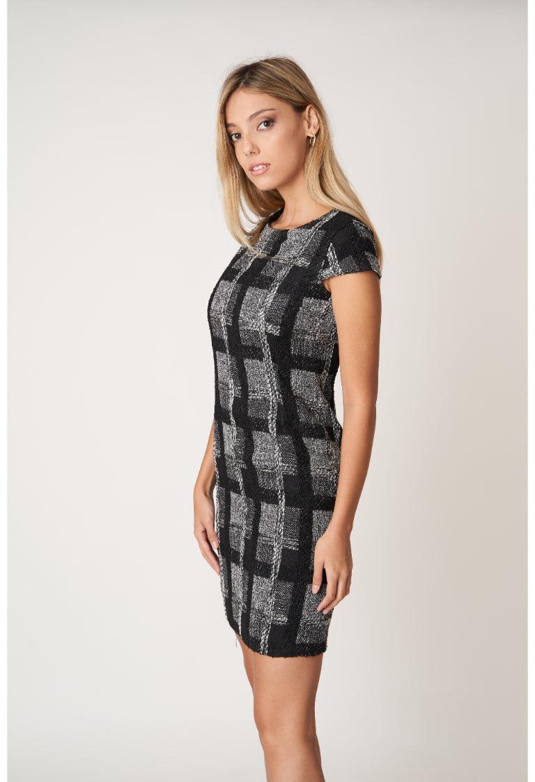 Black Tweed Dress - BLEMUNT