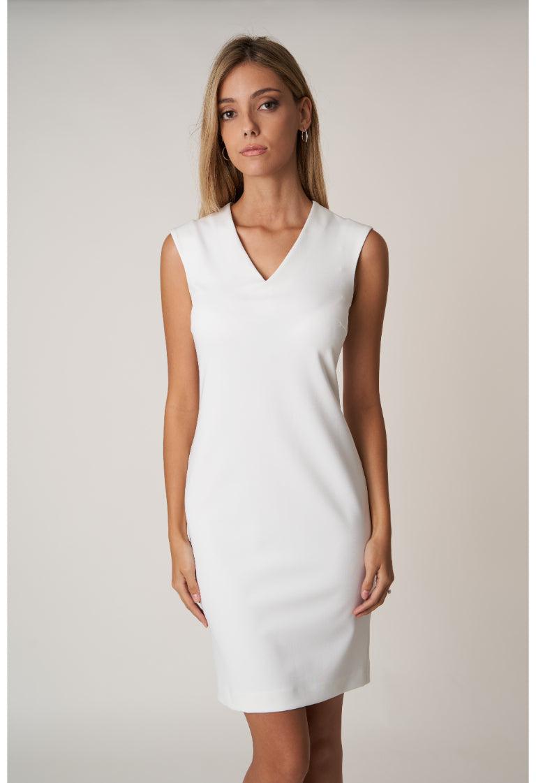 Dress V White - BLEMUNT