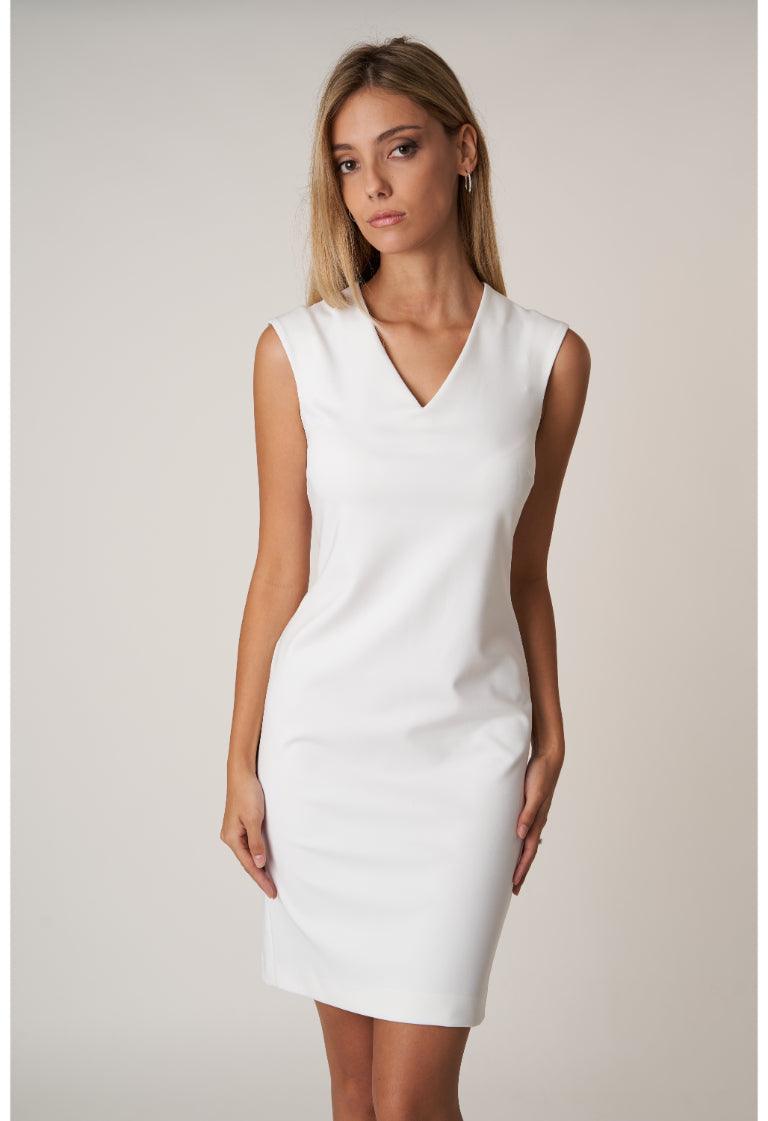 Dress V White - BLEMUNT